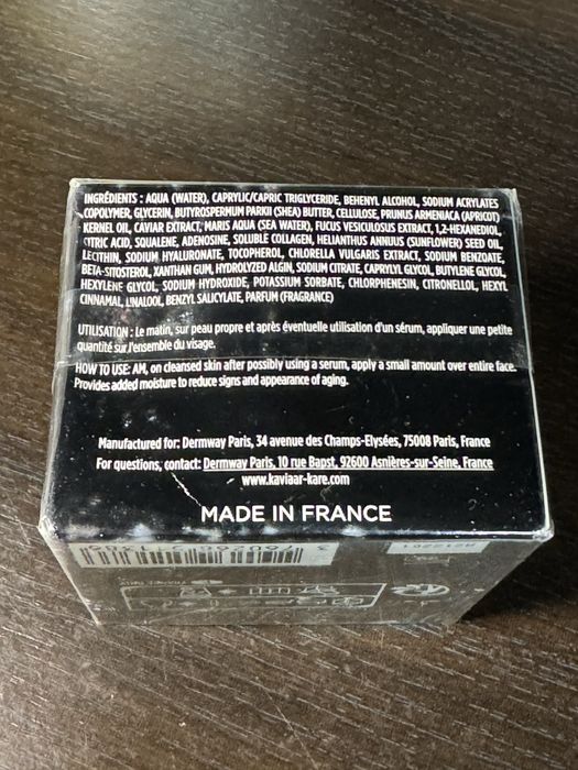 Crema antiimbatranire anti - age jour Kav:aar kare caviar hyaluronic