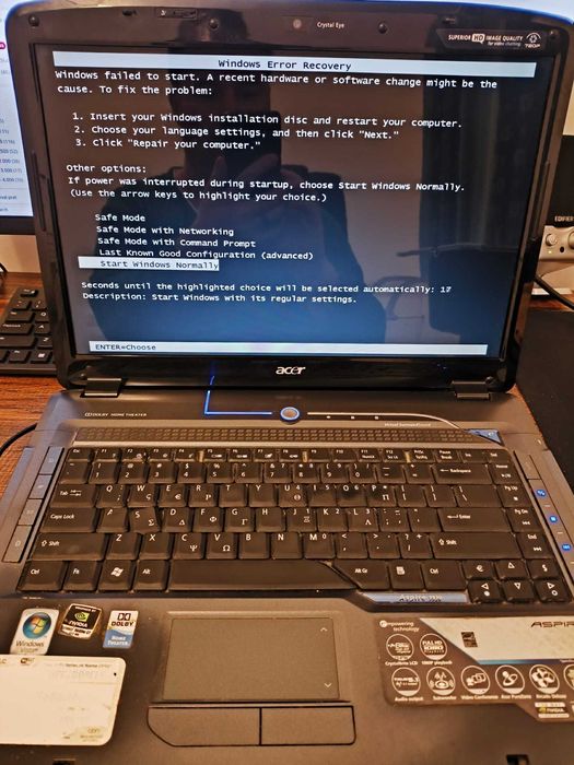 Laptop ACER ASPIRE 5930 - pentru piese