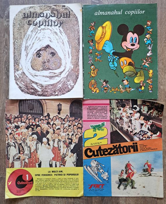 Lot 4 reviste Almanahul copiilor + Cutezatorii