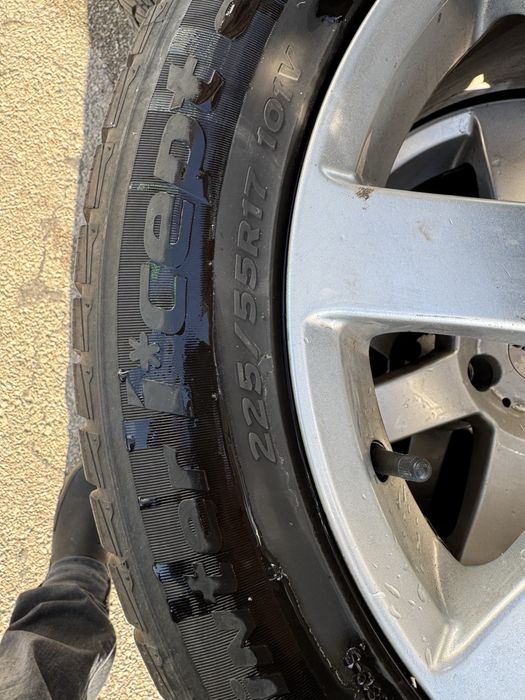 Джанти със зимни гуми 17 цола 5х120