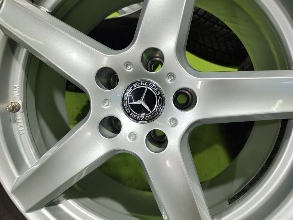 18 5x112 Mercedes E Class W213 зимен комплект джанти с гуми 5х112 Мерцедес 245/45/18 Goodyear