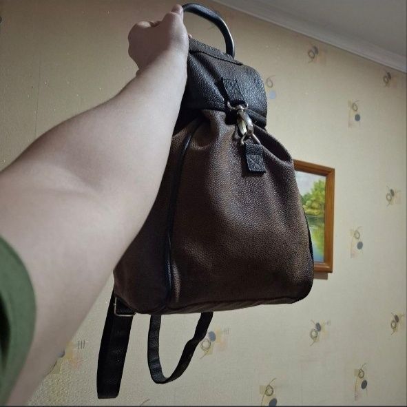 Кожаный мини-рюкзак из Турции (покупали за 50$)