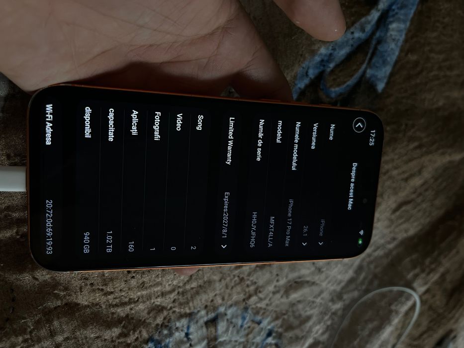 Telefon 17 pro Max