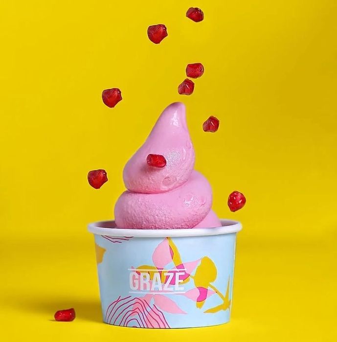 Бумажный стакан для мороженое