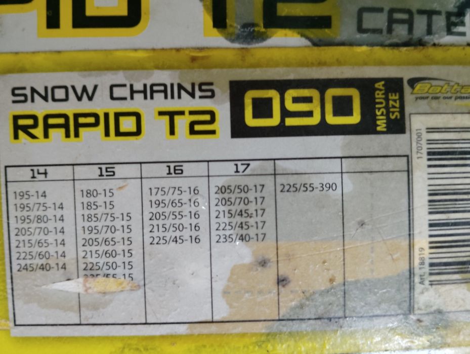 Lanțuri de zăpadă