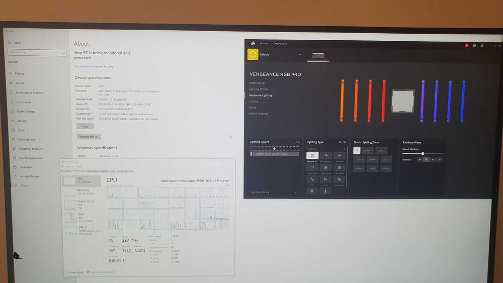 Statie grafica / PC Gaming Threadripper 2950X, X399 Aorus Xtreme