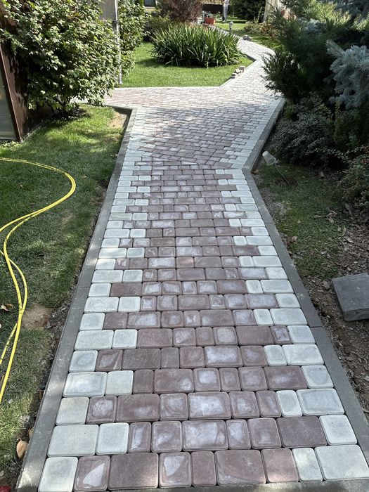 Укладка брусчатки