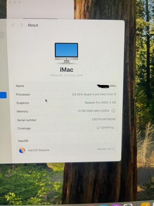 iMac Intel Core i3 3.6 GHz