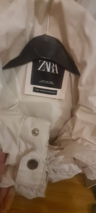 Geaca Zara mar S, cul ecru