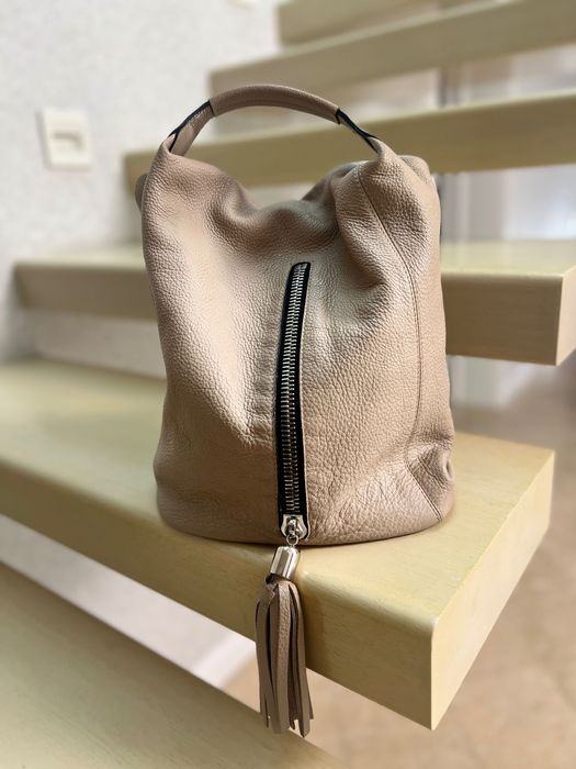 Geanta piele Musette