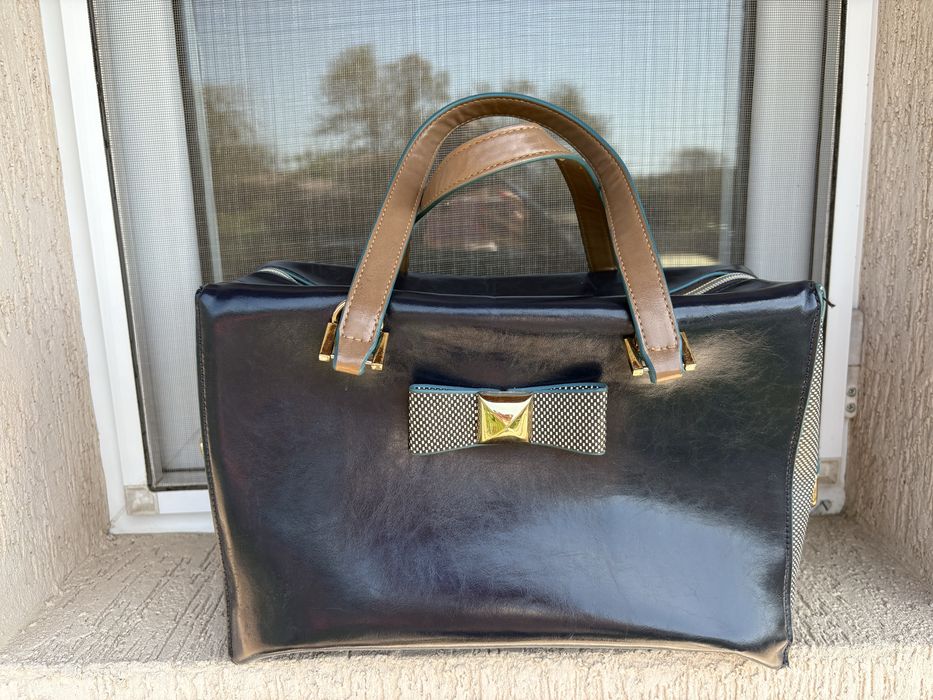 Чанта естествена кожа Doca