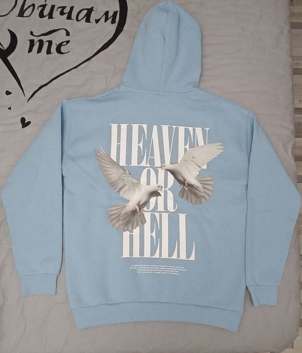 Дамски син суичър