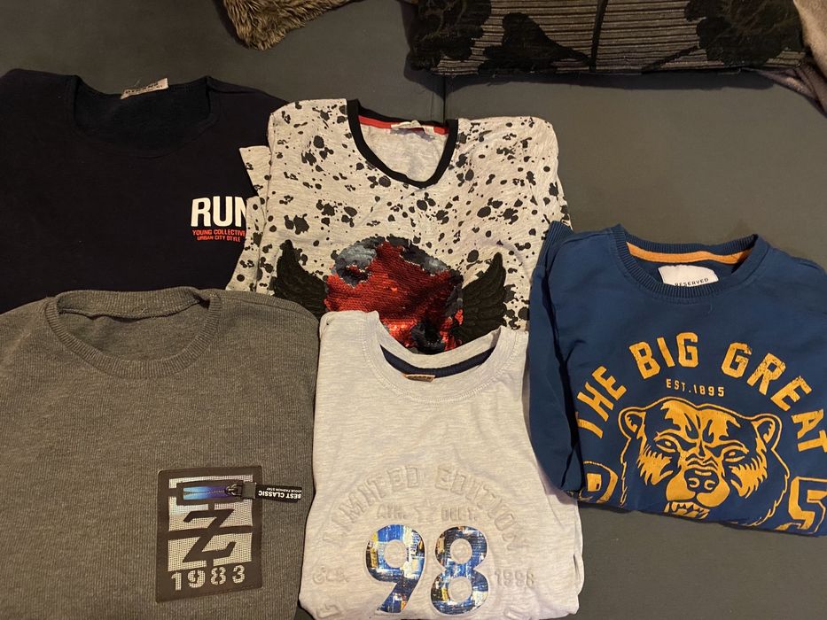 Лот блузи с дълъг ръкав размер 9-10- 134-140