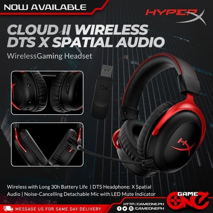 Hyperx Cloud 2 Wireless 7.1/ СКИДКА Беспроводные Наушники/Гарнитура