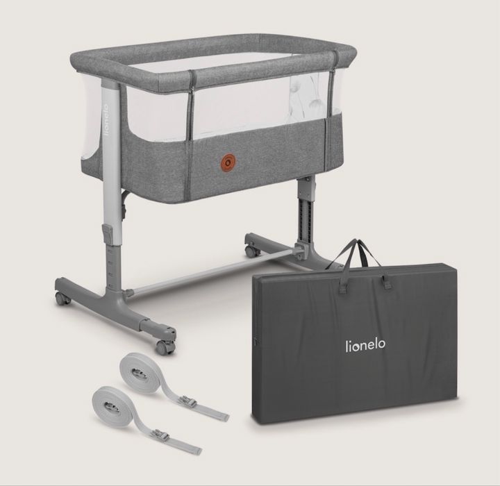 NOU: Patut co-Sleeper Lionelo 3 in 1 Aurora cu Leganare