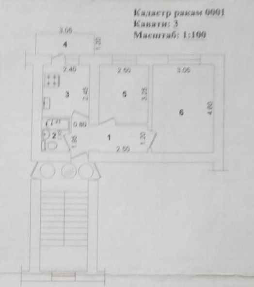 Продается квартира Ялангач буз 2 2/4/5 40м²