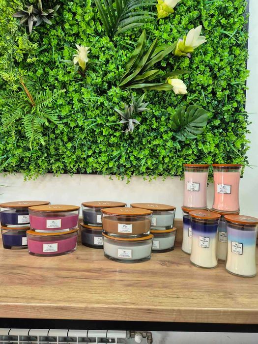 Woodwick Свещи с дървен фитил