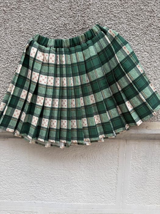 Fusta plisata verde fete