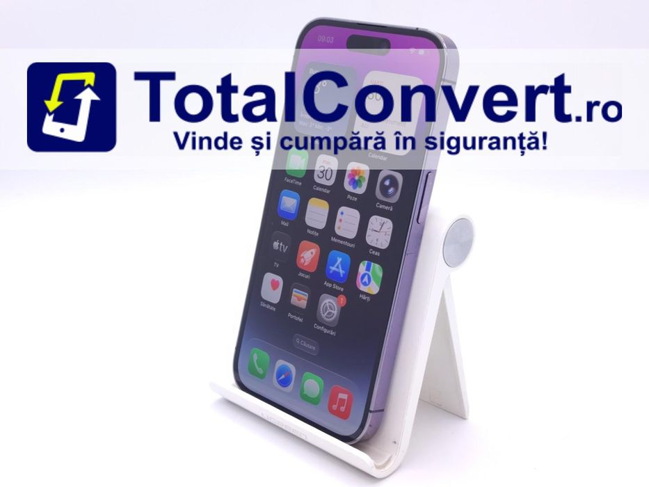 Apple iPhone 14 Pro 256GB Deep Purple 4GB, Garantie 24 luni | #D89011