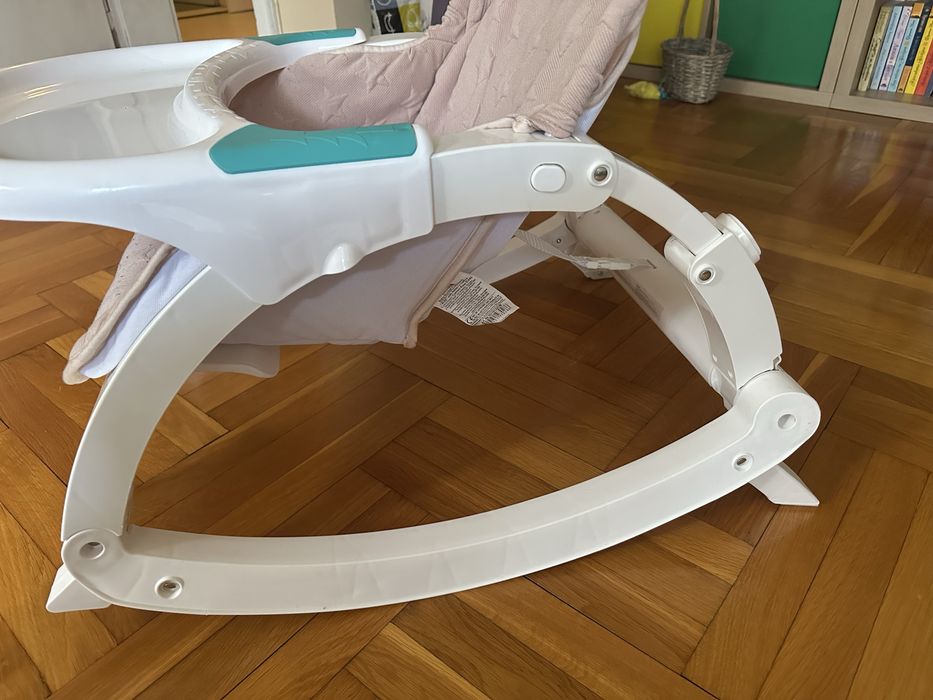 Детски шезлонг, с масичка за хранене 0-3 г