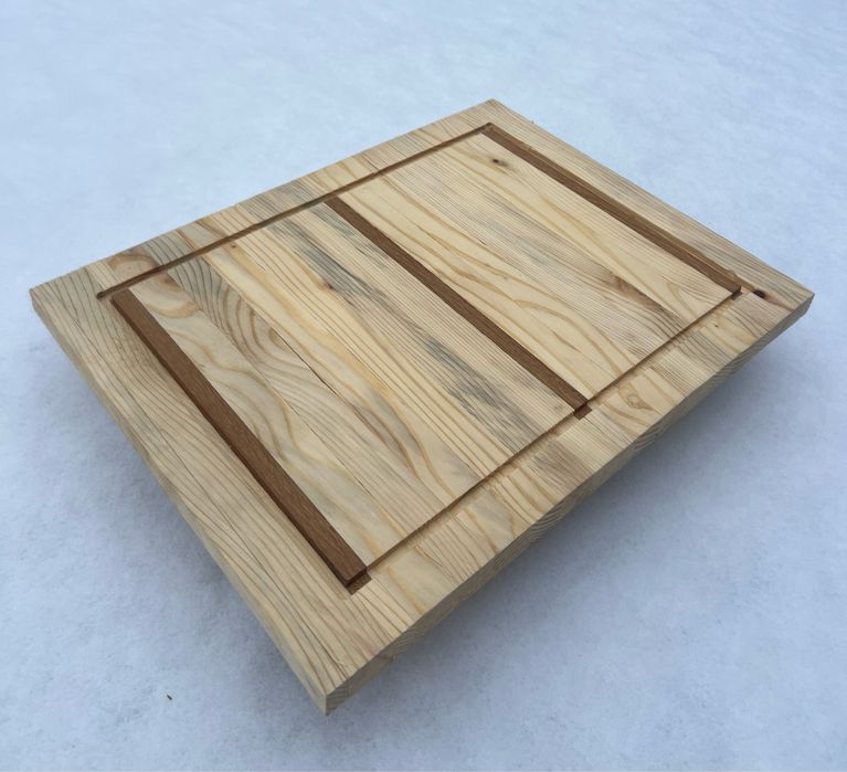 Tocător lemn pin cu stejar