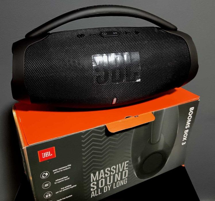 JBL Boombox 3 – Sigilat, Sunet Puternic