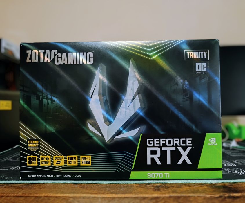Перфектна видео кара ZOTAC GAMING RTX 3070 Ti Trinity OC 8GB