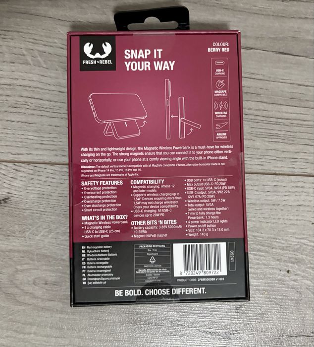 Baterie externa - magnetic wireless