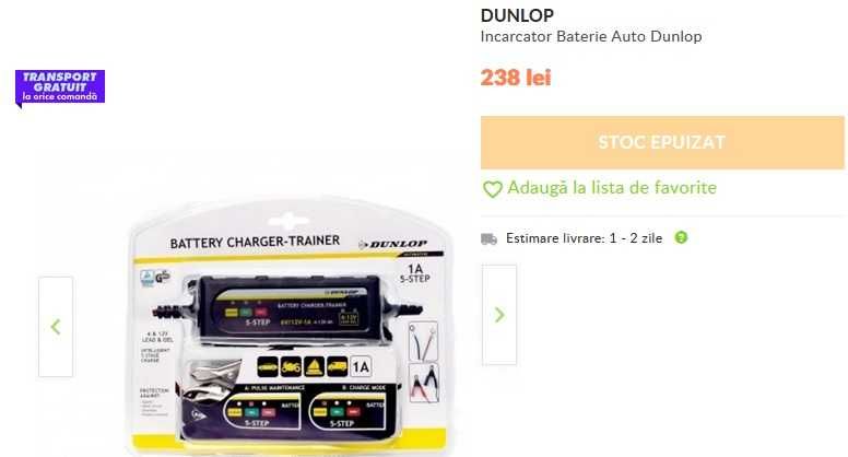 Redresor auto moto Dunlop