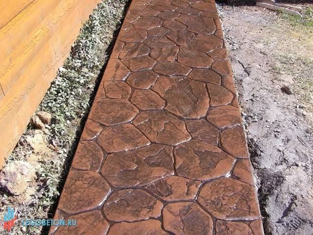 Печатный Бетон от BruKst