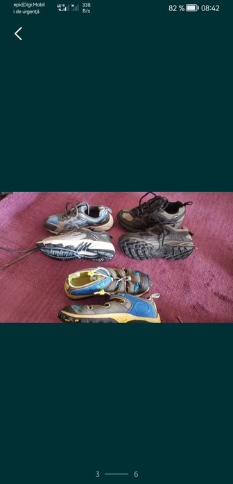 Semi ghete piele drumetie 36.5...37 ca noi