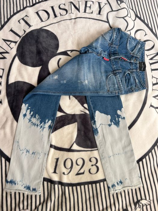 Djofra-дънкова риза с пера