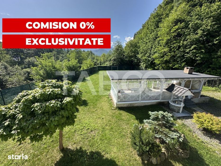 Casa de vacanta moderna Valea Avrigului teren 1108 mp dotari premium