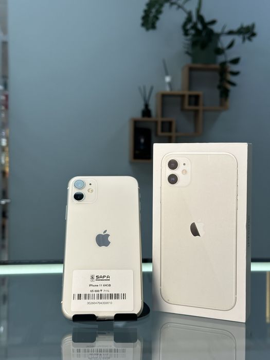 айфон 11 белый с коробкой