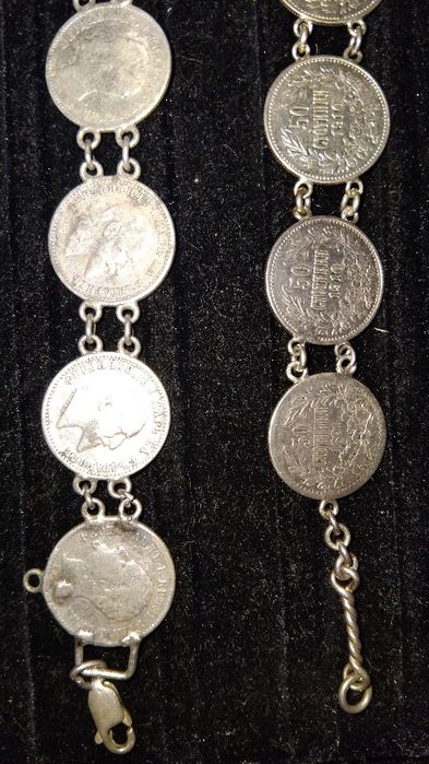 Сребърни гривни, проба 925.