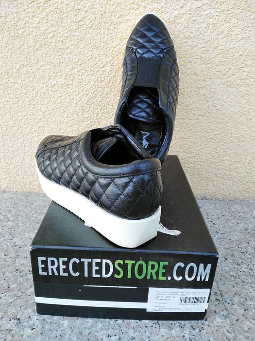 Дамски обувки с бяла платформа,номер 39