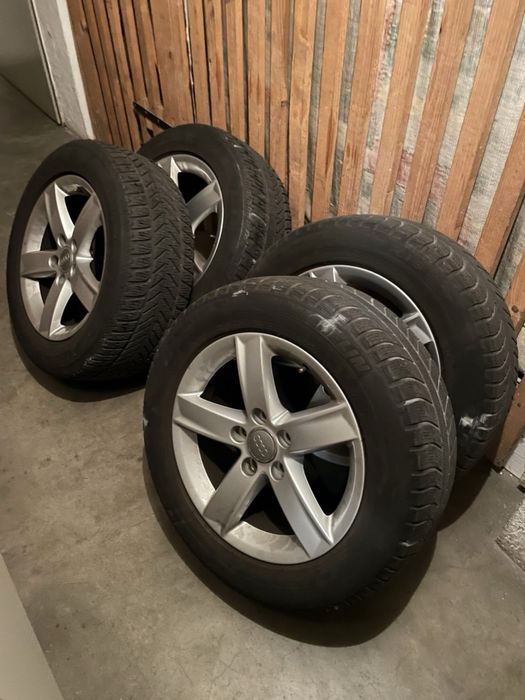 Jante audi r16 , cu anvelope iarna 225 55 16