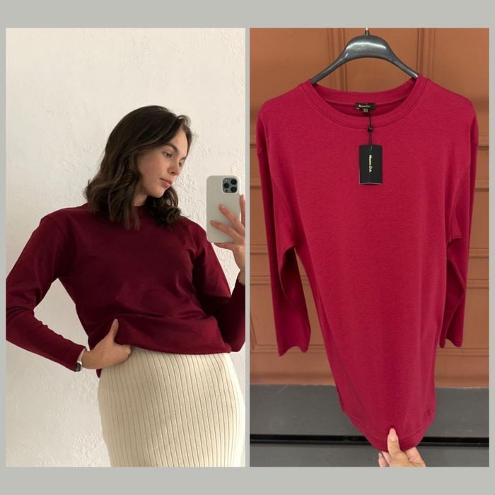 Лонгсливы Massimo Dutti