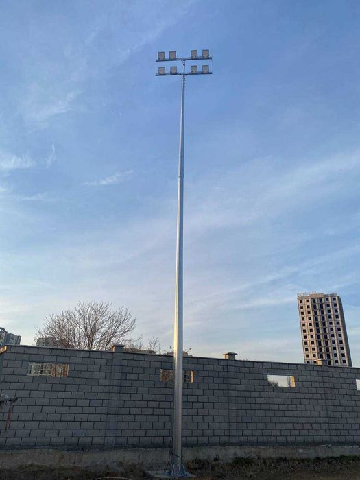 Стадион, футбол майдони ва спорт майдони ёритилиш масталари