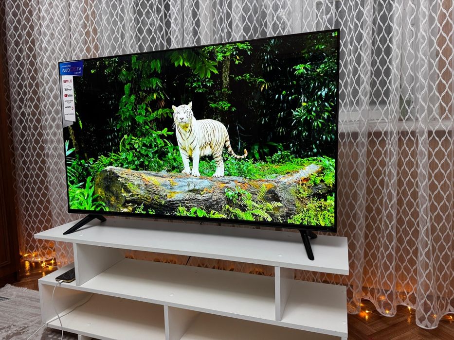 Новый smart tv с голосовым управлением большой экран 127 см