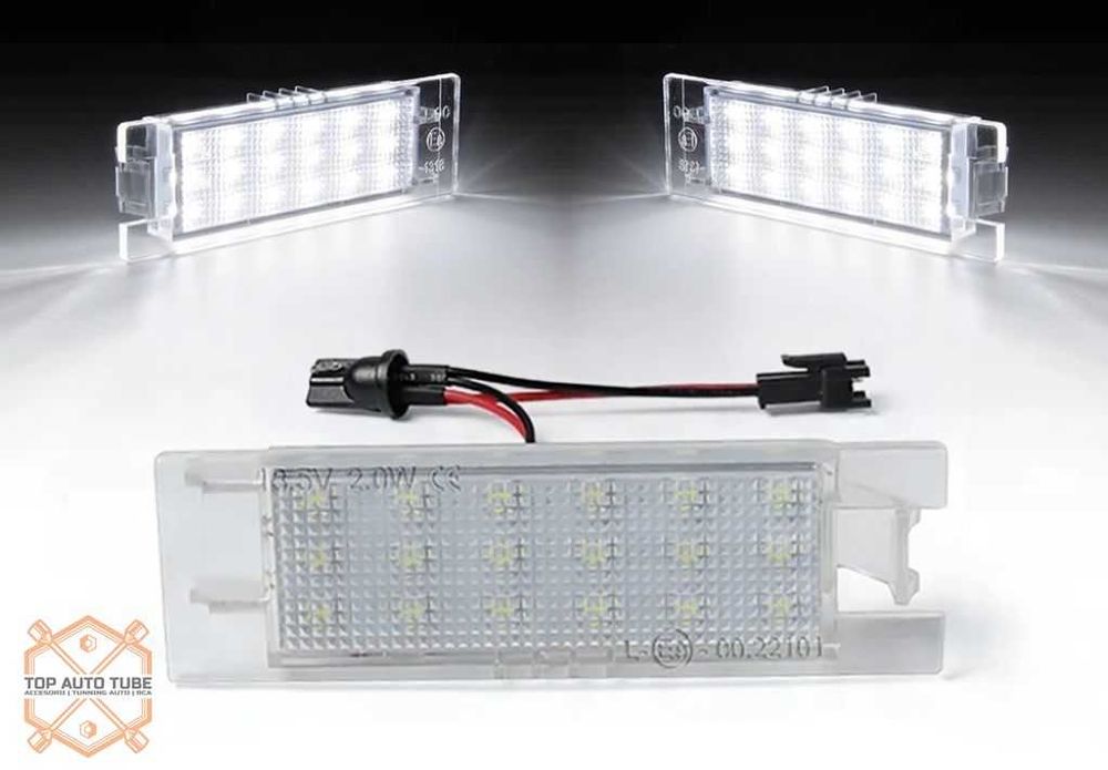 Set lampi LED pentru numarul de inmatriculare Opel Alfa Romeo Fiat