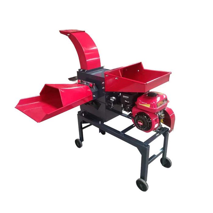 Фуражомелка MS-400-24H с бензинов двигател 7,5 к.с. люцерна, слама