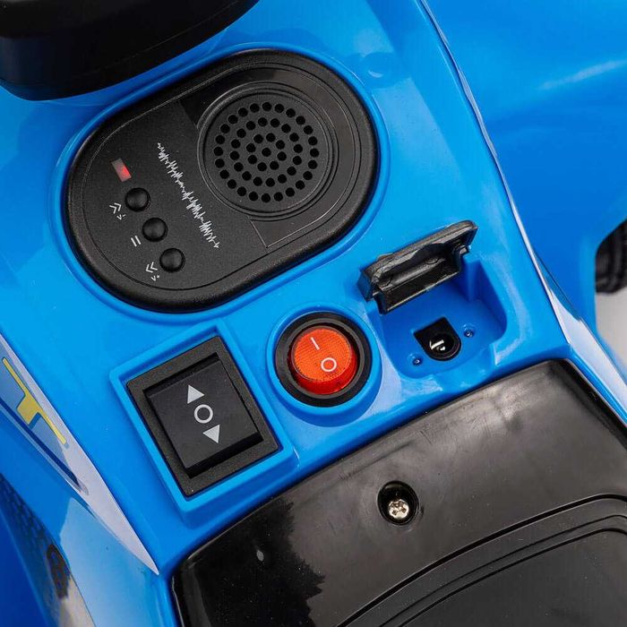 ATV electric pentru copii HZB-321, albastru,CADOU:Nr Auto personalizat