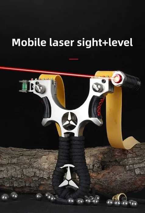 Комплект бойна прашка с лазерен мерник BANGSHE KP-B5