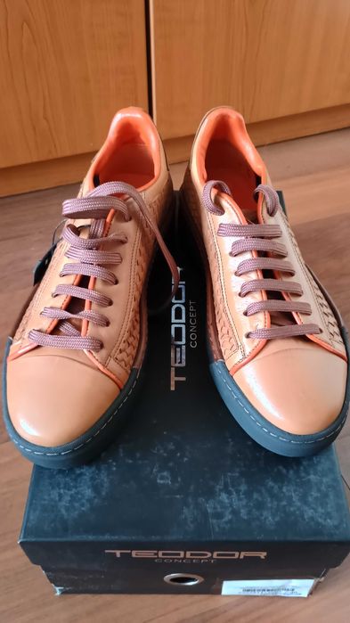 Teodor Leather Sneakers ОРИГИНАЛ! Мъжки от ест. кожа!