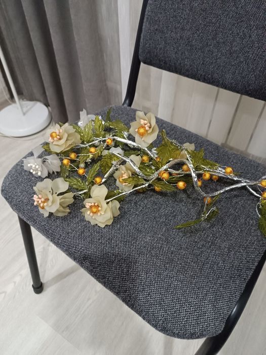 Букет цветов из стекляруса