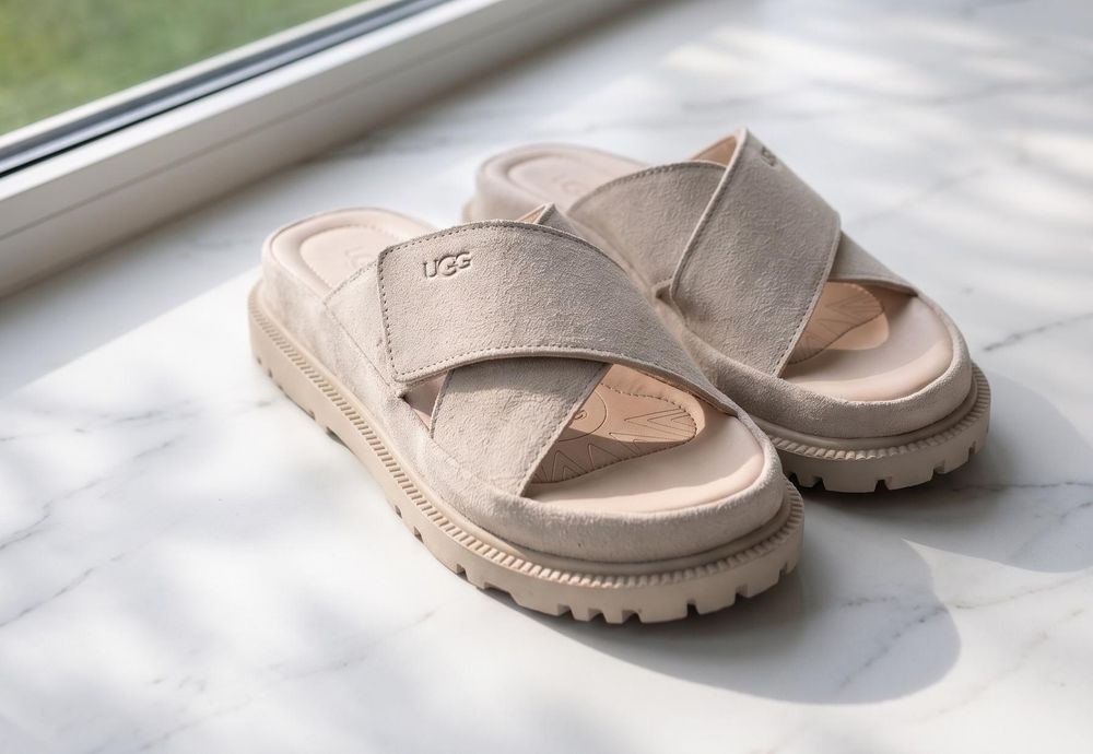 Papuci Slapi Dama UGG Goldenstat