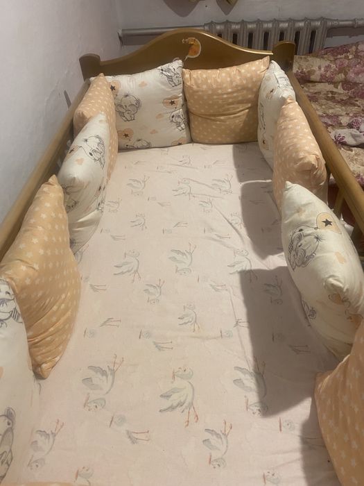 Детский манеж с полочкой