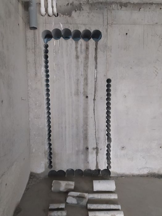 Демонтаж. Бетон тешамиз. Бетон кесамиз