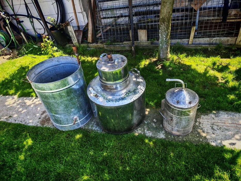 Cazan 120 litrii din  inox si  cazan din inox  pentru aragaz